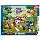 Trefl Rammepuslespil 25 Hundes Stunttricks