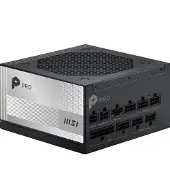 MSI PRO A850PL PCIE5 850W 120mm 80 Plus Platinum aPFC power supply