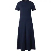 Tommy Hilfiger Interlock F&f Kortærmet Midi-kjole