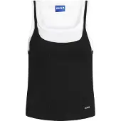 HUGO Extra slim fit og lagdelt tanktop i bomuld