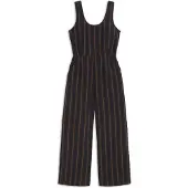 Thinking MU Jumpsuit 'RAFLESIA' navy / kastaniebrun / mørkegul