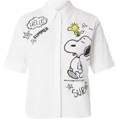 Princess Goes Hollywood Bluse 'Snoopy' gul / sort / hvid