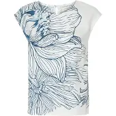 TATUUM Bluse 'Tossa' blå / mørkeblå / hvid