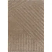 NJRD Levels Stripes uldtæppe Muldvarp, 200x300 cm