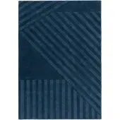 NJRD Levels Stripes uldtæppe Blå, 200x300 cm
