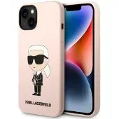 Karl Lagerfeld KLHMP14MSNIKBCP iPhone 14 Plus 6,7" hardcase pink/pink silikone Ikonik Magsafe