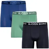 Björn Borg Boxers Microfiber 3-pak Multifarvet Blå Mørkeblå måle