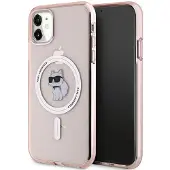 Karl Lagerfeld IML Choupette MagSafe-etui til iPhone 11 / Xr - pink