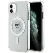 Karl Lagerfeld IML Choupette MagSafe-etui til iPhone 11 / Xr - gennemsigtig