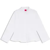 HUGO Bluse 'Embrella' hvid