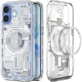 Spigen Ultra Hybrid MagSafe-etui til iPhone 17 Zero One - Hvid