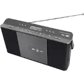 Soundmaster RCD1870SW, Bærbar, Analog & digital, DAB+, FM, 2 W, 3,5 mm, Sort, Grå