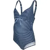 Mamalicious Badedragt 'MLJOSEFINE' navy / lyseblå