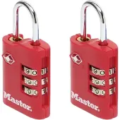 Masterlock 4686EURT, Bagage kombinationslås, Alle mærker, Zink, Sort, Blå, Lilla, Rød, Stål, Rygsæk, Mappe, Køjesæk, Laptop bag, Bagagetaske, Sport bag