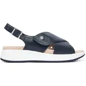 Caprice Sandal, blue, made of Leather without heel, Size 41