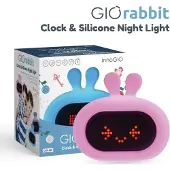 INNOGIO silikoninė naktinė lemputė su skaitmeniniu žadintuvu GIORABBIT, GIO-135