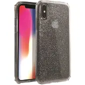 Uniq Etui til iPhone Xs Max Clarion Tinsel Sort