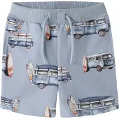 Name it Sweatshorts - NmmJaxon - Blue Fog - - 3 år (98) - Shorts