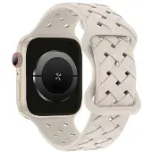 Beline Apple Watch Rem 42mm Silikone Vævet Beige