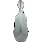 Gear4Music Glasfiber Cello Kuffert fra Sølv