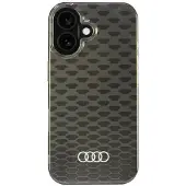 Audi IML-sømønster MagSafe iPhone 16 6,1" sort/sort hardcase AU-IMLMIP16-Q5/D3-BK