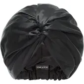 Dore & Rose Premium Silk Bonnet Black Håndklæde 1 stk.