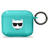 Karl Lagerfeld Choupette-etui til AirPods 3 - Blå