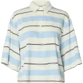 Selected Shirts elfenben / himmelblå / sort