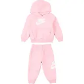 Nike Sweatssæt - Hættetrøje/Sweatpants - Mineral Soft Pink - - 18 mdr - Sweatsæt