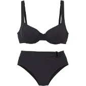 LASCANA Bikini sort