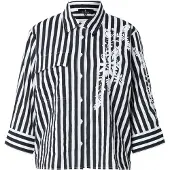 Monari Bluse sort / hvid
