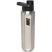 Nike Running - Drikkedunke - SS Recharge Chug Bottle 24 Oz Rfsh Grey/Black til UnisexSilikone - Grå