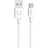 Usams U-Turn USB-A til microUSB-kabel 1m 2A Hvid
