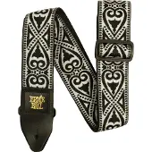 Ernie Ball Jacquard Guitar Rem Black Heart (P05345) 41" - 72"