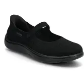 SKECHERS slip-in ballerina - Sort - Sko