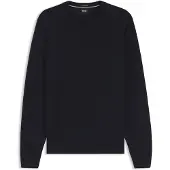 BOSS Regular-fit sweater i merinould