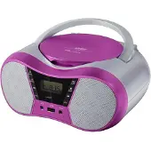 Eltra radio-cd-afspiller Lila2 CD/USB/BT lyserød