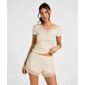 Hunkemoller Shorty 'Nana' creme
