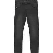 Minymo Jeggings - Slim Fit - Grey Black - - 4 år (104) - Leggings