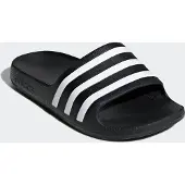 Adidas adilette Aqua Badesandal - Sort/Hvid Børn, størrelse 28