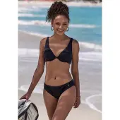 LASCANA Bikinioverdel sort