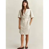Gant 4503488 Kortærmet Kort Kjole