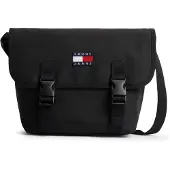 Tommy Hilfiger Skuldertaske 'ESS' sort
