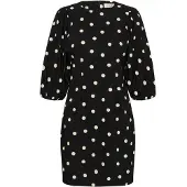 Soaked in luxury Kjole 'SLZazu Dolore' sort / hvid