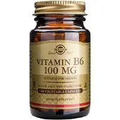Solgar , Vitamin B6, 100 mg, 100 Vegetabilsk Capsler