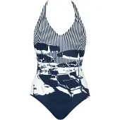 Sunflair Badedragt navy / hvid