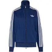 Adidas Pinstripe Firebird Loose Track Sweatshirt Med Lynlås