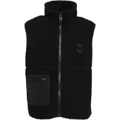 Hummel Fleecevest - Teddy - hmlJR Martini - Black Beauty - - 14 år (164) - Fleecejakke