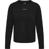 Hummel Funktionsbluse 'Momentum' grå / sort