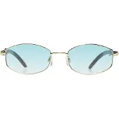 Bershka Solbriller brun / guld